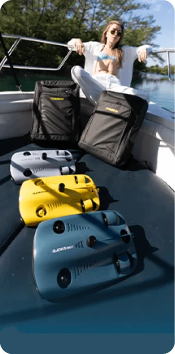 Chasing Gladius Mini S, coloris et mallettes de transport