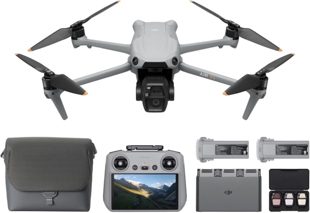 DJI Air 3S, drone de repérage pour la pêche