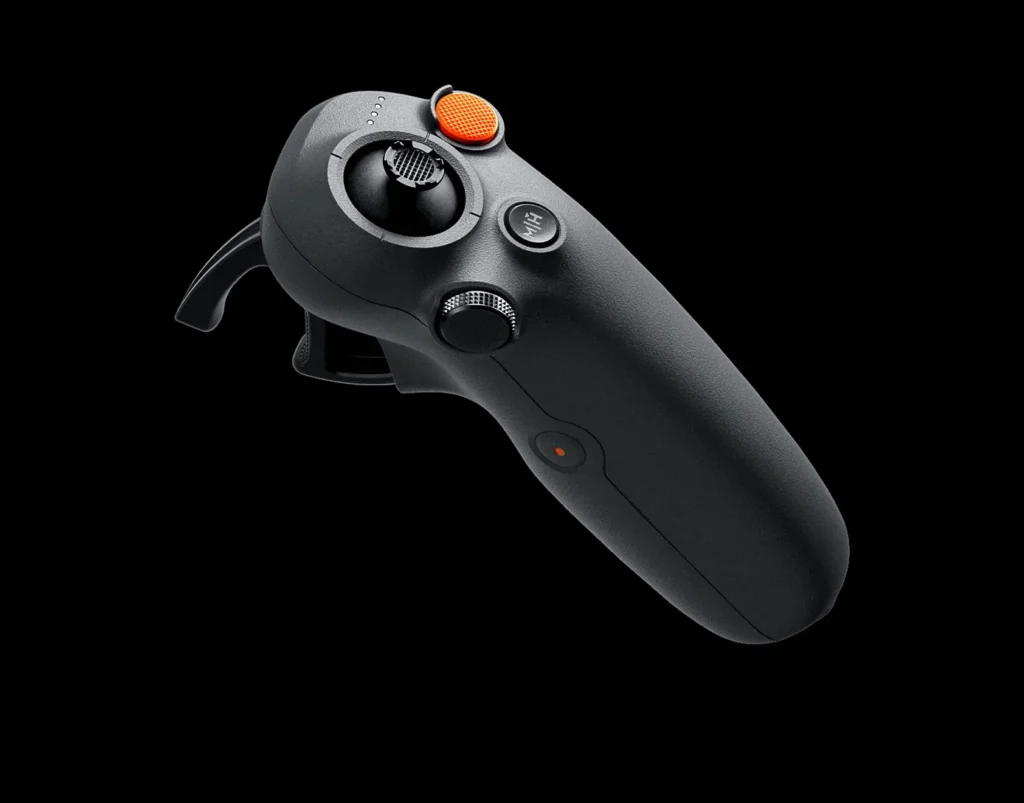 Manette DJI RC Motion 3 pour piloter le DJI Avata 2 d'un geste