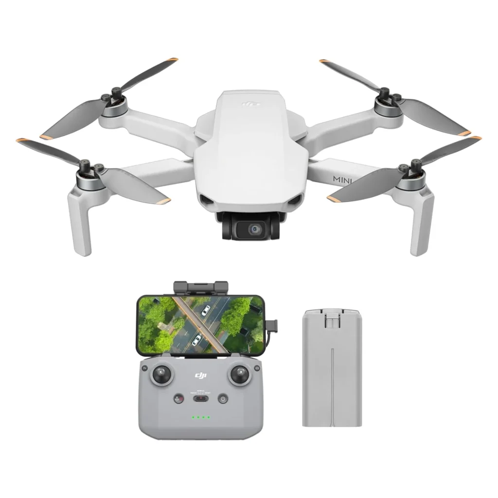 Pack DJI Mini 4K : drone, radiocommande et batterie