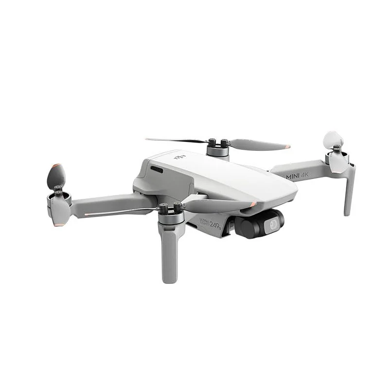 DJI Mini 4K de trois quarts, drone pliable de moins de 250 g