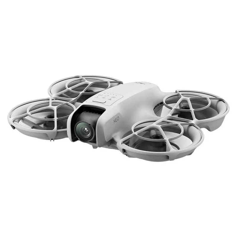DJI Neo vu de trois quarts, mini-drone de 135 g