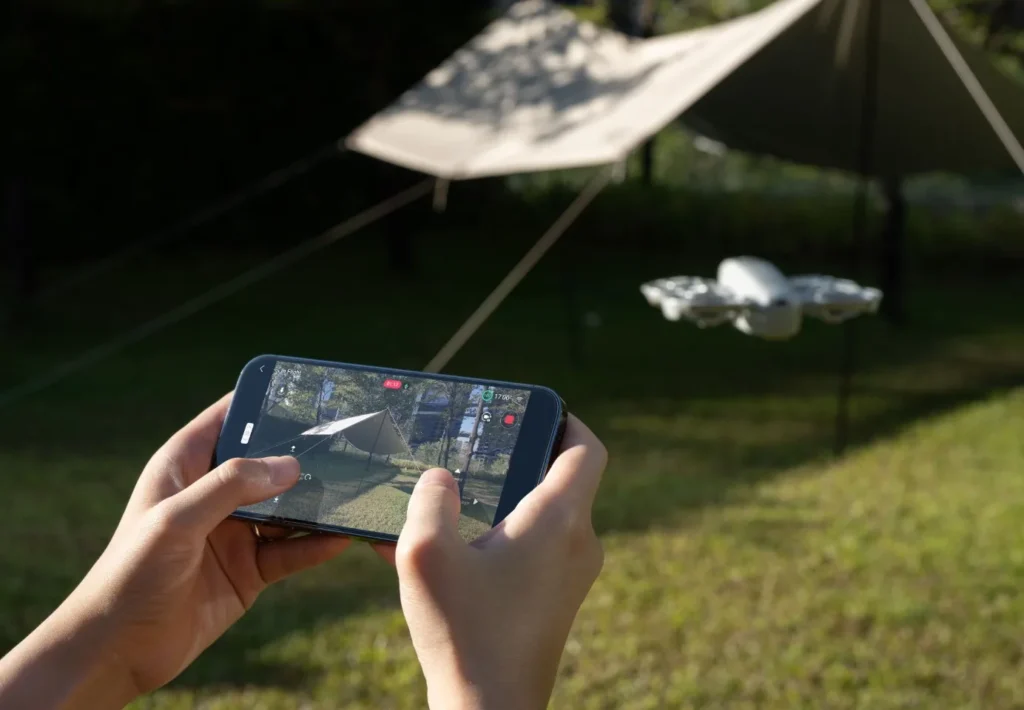 Pilotage du DJI Neo au smartphone via l application DJI Fly