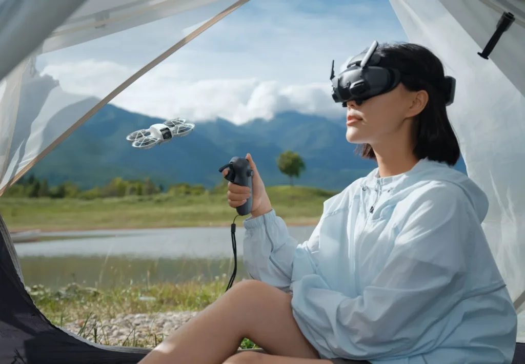 Vol en immersion FPV avec le DJI Neo et le casque DJI Goggles