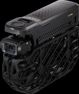 HoverAir X1 ProMax déplié, drone caméra 8K avec cage de protection