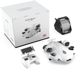 QYSEA Fifish V-EVO, drone sous-marin avec bras robotise