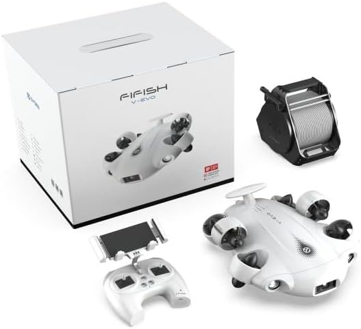 QYSEA Fifish V-EVO, drone sous-marin avec bras robotise