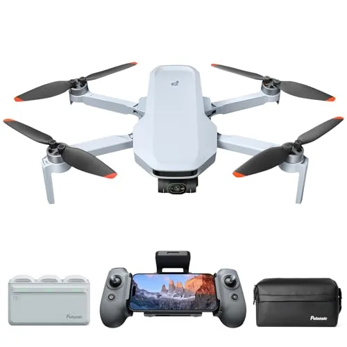 Potensic Atom 2 de trois quarts, mini drone pliable de moins de 250 g