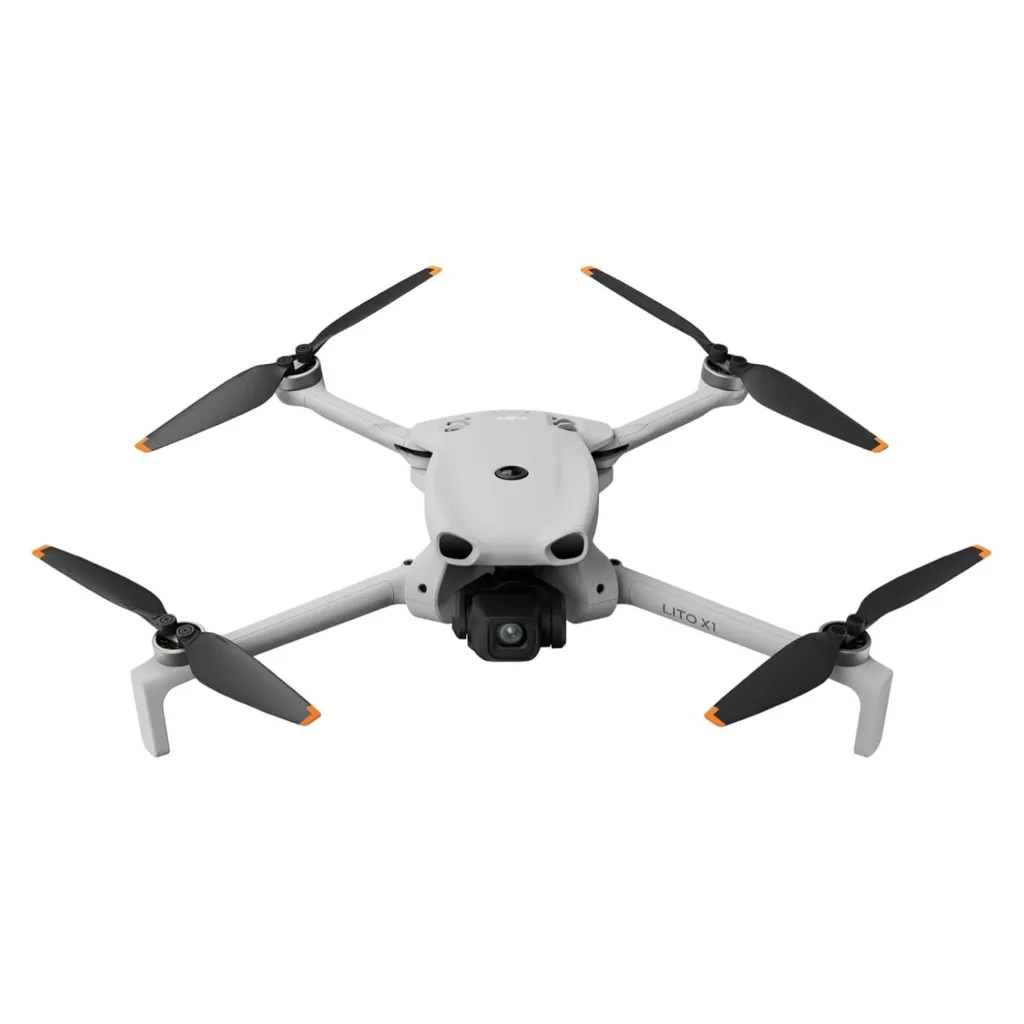 DJI Lito X1 de face, mini drone de 249 g avec capteur 1/1,3 pouce